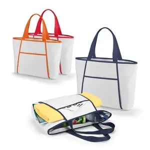 Sac isotherme avec fermeture éclair 600D, merchandising personnalisé - Product Image 1
