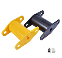 Pièces de support usinées CNC sur mesure en plastique et métal avec revêtement en poudre anodisé pour composants d'automatisation de machines industrielles