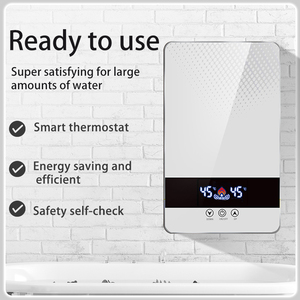 7KW бытового пульта дистанционного управления биде для ванной комнаты, мгновенный Электрический нагреватель воды без резервуара для душа - Product Image 2