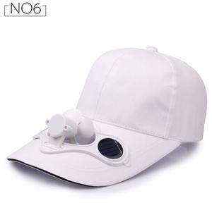 Gorra de Béisbol Multicolor de Último Diseño al por Mayor con Panel Solar para Ventilador, 6 Paneles, 100% Algodón, Unisex, Deportiva, para las Cuatro Estaciones - Product Image 5