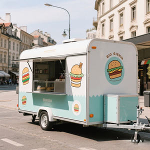 Remolque de Comida Rápida Móvil con Calentadores para Restaurante de Café 2025 - Product Image 1