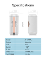 Mini pulvérisateur de bidet portable intelligent Bidet électrique musulman à main Toilette Shattaf pour l'hygiène personnelle en déplacement
