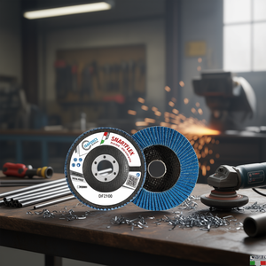 Disque à lamelles Fervi Smartflex 115 mm, disque abrasif sans fer pour ponçage du métal - Product Image 2