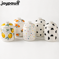 Vente en gros OEM, pot de cuisine en céramique sans plomb de 1000 ml, 5 motifs, compatible lave-vaisselle et micro-ondes, avec couvercle