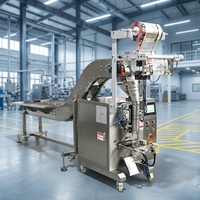 Machine d'emballage semi-automatique verticale pour sachets de produits irréguliers (pommes de terre, bananes, chips, biscuits, pain, aliments friables)