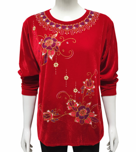 Camicetta di fiori <span class=keywords><strong>fantasia</strong></span> all'ingrosso donna elegante moda donna top <span class=keywords><strong>camicette</strong></span> da donna - Product Image 4