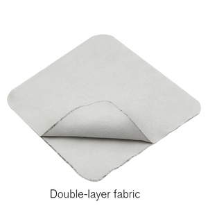 Chiffon de nettoyage durable en polyester avec logo gaufré pour écrans, 16x16cm - Product Image 2