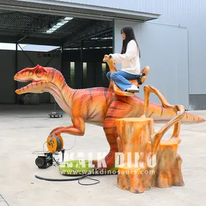 Outdoor Indoor Geschikt Voor Kinderen Om Te Rijden Animatronic Dinosaurus Rocking T-Rex Dinosaurus Ride Te Koop