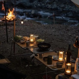 Lámpara de Mesa Metálica Moderna Retro para Bar, Restaurante, Dormitorio, Decoración de Cabecera, Carga Táctil, Portátil para Exteriores, Camping - Product Image 3