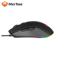Ratón Óptico para Juegos MEETION GM21P, USB, RGB, con Cable, para Jugadores