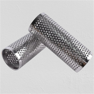 Lõi lọc kim loại không gỉ 304 <span class=keywords><strong>316</strong></span> 316L đục lỗ tùy chỉnh nhà sản xuất, dạng trụ, lưới đục lỗ, ống mới dùng cho bể cá - Product Image 2