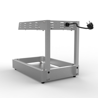 Machine de maintien au chaud pour frites et chips de pommes de terre, 450W, pour restauration rapide, modèle de table avec lampe chauffante 25W