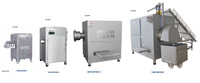 Machine à hacher la viande congelée de 300 L, robuste, pour poulet, porc, bœuf, pour la transformation de la viande à usage commercial