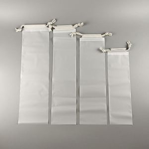 Custom Logo CPE Shrink Bag with Drawstring Durable Packaging for <b>Mouse</b> Pads Screen Printing Recyclable - Product Image 2