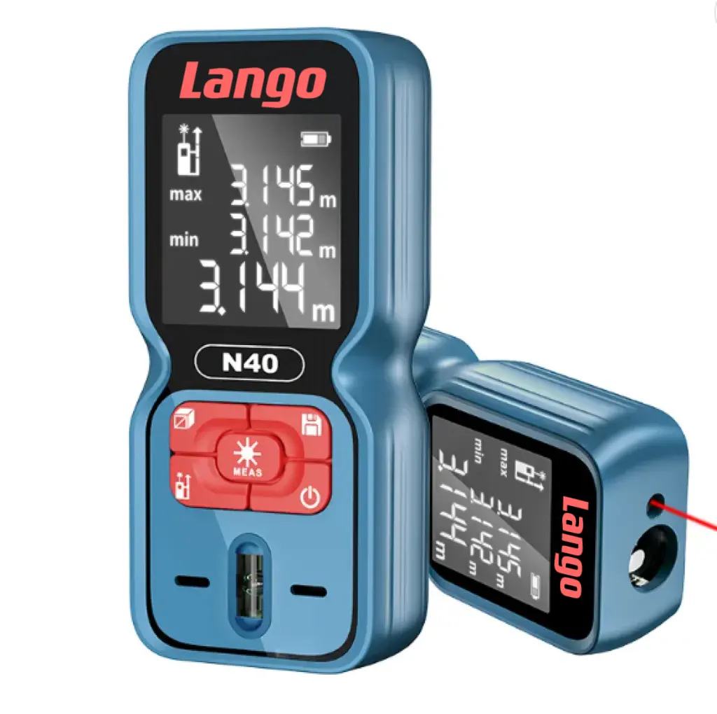 Lango Factory Supplier Usb Lcd Display Custom High Precision Handheld Laser Measuring Tool Digital Laser Measure Distance Meter