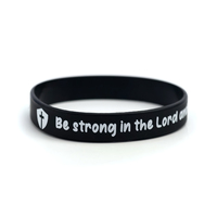 Bracelet en silicone imprimé inspiré de la Bible pour hommes et femmes, pour des promotions inspirantes
