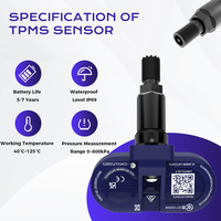 Sensor TPMS Bluetooth untuk Mobil Tesla Model X OEM 1490701-01-B Daya Tahan Baterai 5 Tahun Garansi 1 Tahun