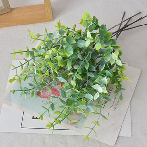 Plante artificielle en eucalyptus Laixing, 30 cm, en soie, pour décoration de mariage et de la maison - Product Image 1
