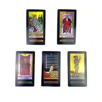 Cartes à Jouer Espagnoles et Anglaises Holographiques Classiques Waite Deck Oracle avec Guide et Carte Cadeau en Papier Style Sportif