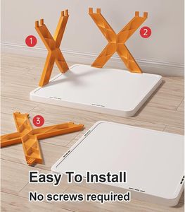 שילוב סופר יציב סופר יציב משולב נעליים פלסטיק מתלה stackable נעלי מדף מארגן חדר שינה כלי אוכל - Product Image 4