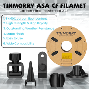 Filament ASA-CF TINMORRY 1,75 mm 1 kg 3 kg, haute résistance, faible déformation, matériau d'impression 3D fonctionnel pour extérieur - Product Image 3