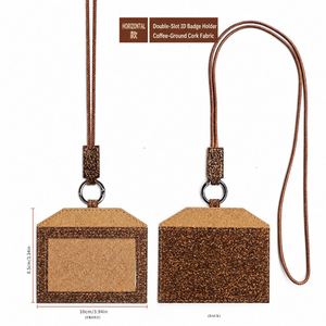Custom Wholesale Cork Passport Holder and Luggage Tag Set Bulk Eco Friendly Travel Accessories - Product Image 4