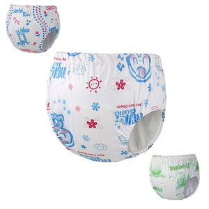 Culottes d'<span class=keywords><strong>apprentissage</strong></span> en coton pour bébé 2026, couches lavables en tissu, imperméables et réutilisables - Product Image 3