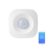 Système d'alarme de sécurité domestique Wifi pour plafond, détecteur infrarouge, capteur de mouvement PIR, détection de mouvement corporel humain, commande vocale, électrique