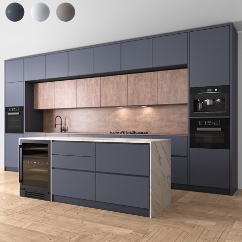 PA Modern Modular Designs Melamine Kitchen Cabinet