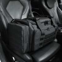 Sac de patrouille tactique Molle, organisateur de siège avant de voiture, sacs de rangement suspendus pour siège passager
