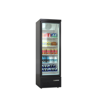 Réfrigérateur à porte en verre verticale à porte unique Réfrigérateur à boissons Coca-Cola