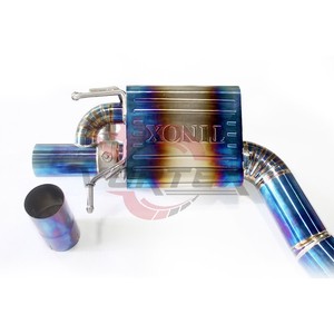 Vortex Titanium Alloy Catback Exhaust System Valve Control Mercedes Benz AMG C63 W205 2015-2025 Welded Performance Pipe 1.2mm - Product Image 4