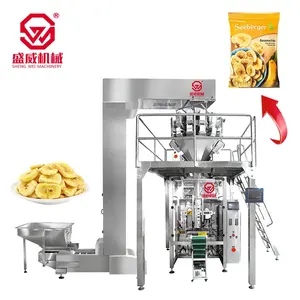 Shengwei makineleri çin otomatik ambalaj küçük granül meyve elma muz cips paketleme makineleri