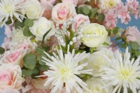 Offre Spéciale 200CM fait à la main en soie Rose fleurs artificielles personnalisé sec mariage événement décor fleur rangée chemin de Table pour les mariages