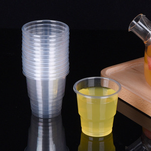 Vasos desechables redondos de plástico grueso, paquete de 1000 unidades para fiestas, uso doméstico y comercial - Product Image 1