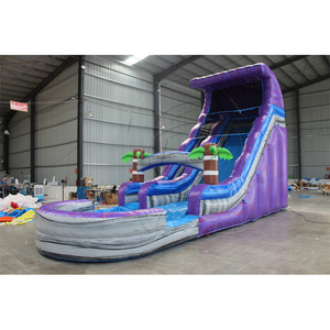 Customized Size Purple Marble Inflatable <b>Pool</b> <b>Slide</b>/inflatable slip n <b>Slide</b> /inflatable Water <b>Slide</b> for Sale - Product Image 1