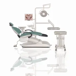 Silla de paciente de lujo de alta calidad con sistema de seguridad Suntem, silla Dental, unidad