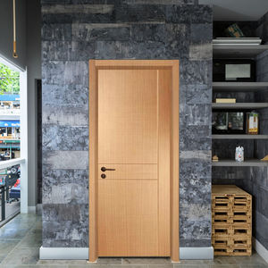 Prix d'usine, certifié CE, <span class=keywords><strong>porte</strong></span> en WPC écologique moderne, noyau composite, surface finie imperméable, pour hall, chambre à coucher - Product Image 1