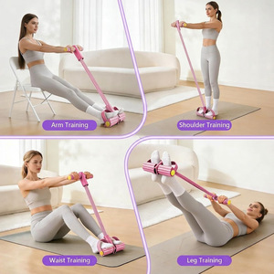 Bande de résistance à pédale, corde élastique 41x23.5cm, équipement d'entraînement physique pour la perte de poids et le remodelage du corps - Product Image 4