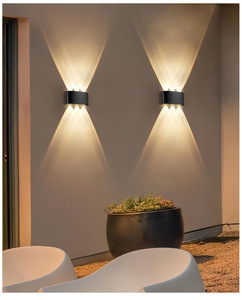 אור קיר מודרני הוביל AC85-265V עמיד למים ip65 כלפי מטה אורות קיר חיצוני לחצר עבור מסדרונות מלונות - Product Image 2