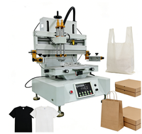 Máquina de Serigrafía de Alta Precisión para Escritorio, Impresora de Serigrafía Plana Semiautomática para Bolsas de Tela No Tejida y Cajas de Pizza