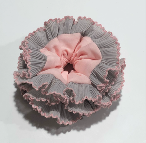 Diadema con coletas para niña, cinta para el pelo con bloques de color, accesorios elegantes para el cabello - Product Image 5