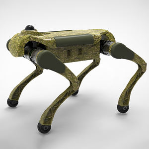 หุ่นยนต์สี่ขาอัจฉริยะกันน้ำระดับ IP54 สำหรับการตรวจสอบและความปลอดภัย รับน้ำหนักได้ 5 กก. หุ่นยนต์สุนัข AI พร้อม Moore Threads E300 และ Gimbal - Product Image 1