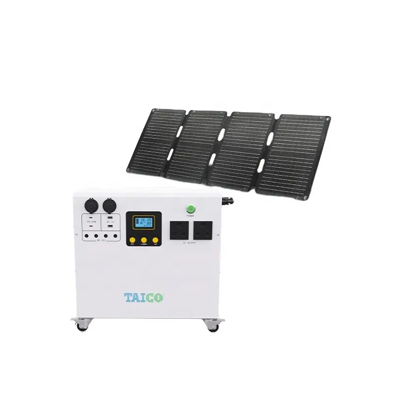 Outdoor Portable Power Station 1000W Solar Generator Rechargeable Lithium Energy Battery Charging Bank For Camping Wholesale