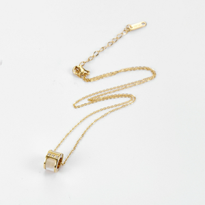 Bán Buôn 14K <span class=keywords><strong>Glod</strong></span> Mạ Thép Không Gỉ Vòng Vòng Vòng Cổ Hình Chữ O Chuỗi Không Thấm Nước Đồ Trang Sức Thời Trang Cho Phụ Nữ - Product Image 2