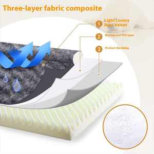 Abnehmbare U-Hunde bett couch für die ganze Saison mit abnehmbarem Samt bezug Wasch bares Ganzjahres-Haustier bett - Product Image 2