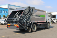 Truk Penghancur Sampah Listrik Shacman 12CBM, Truk Kompresi Sampah untuk Sanitasi Kota