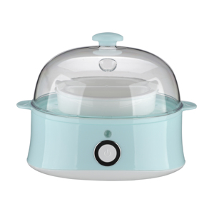 Cuiseur et cuiseur vapeur automatique rapide en acier inoxydable, petit appareil de cuisine pour la cuisson à la vapeur des œufs, usage domestique, modèle B - Product Image 2