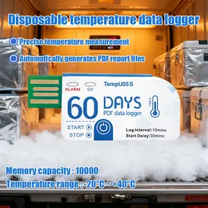 60 Days Single Use USB <b>Temperature</b> Data <b>Logger</b> Tempu05s 2026 New Multi-color Options Report - Product Image 4
