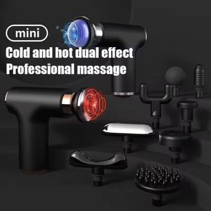 Pistola de Masaje de Bolsillo para Tejido Profundo, Vibración por Percusión, Mini Masajeador Fitness con Cabezal Frío y Caliente - Product Image 2